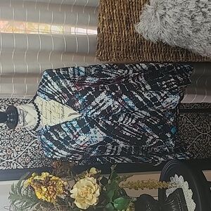 Vince Camuto v wrapped long sleeve blouse